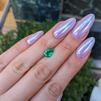 1.26 Ct. Emerald from Colombia Life Style