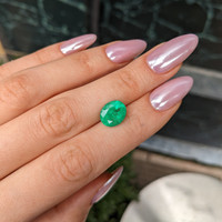 3.51 Ct. Emerald from Colombia Life Style