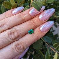 0.79 Ct. Emerald from Colombia Life Style