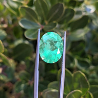 7.24 Ct. Emerald from Colombia Life Style