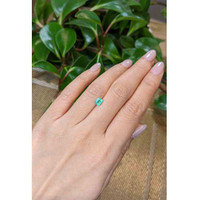 0.53 Ct. Emerald from Colombia Life Style