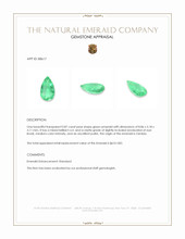 0.87 Ct. Emerald from Zambia Appraisal