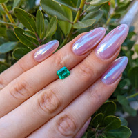 1.21 Ct. Emerald from Colombia Life Style