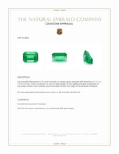 3.76 Ct. Emerald from Ethiopia Appraisal
