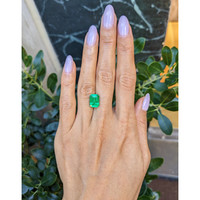 3.76 Ct. Emerald from Ethiopia Life Style