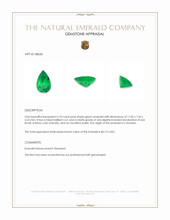 2.23 Ct. Emerald from Colombia Appraisal