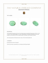 0.90 Ct. Emerald from Zambia Appraisal