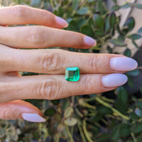 3.40 Ct. Emerald from Zambia Life Style