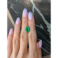 3.41 Ct. Emerald from Zambia Life Style