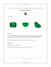 1.81 Ct. Emerald from Zambia Appraisal