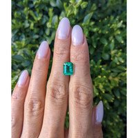 2.76 Ct. Emerald from Zambia Life Style