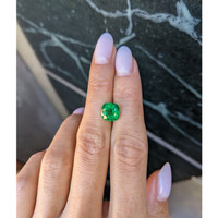 2.82 Ct. Emerald from Zambia Life Style