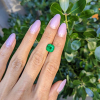2.82 Ct. Emerald from Zambia Life Style