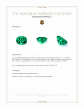 1.82 Ct. Emerald from Colombia Appraisal