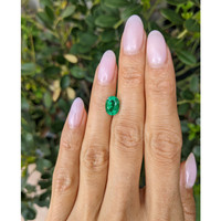 1.82 Ct. Emerald from Colombia Life Style