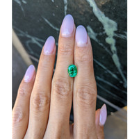 1.82 Ct. Emerald from Colombia Life Style