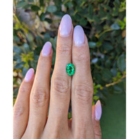 1.82 Ct. Emerald from Colombia Life Style