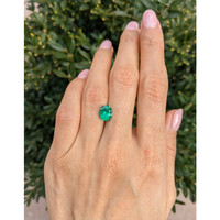 1.89 Ct. Emerald from Colombia Life Style