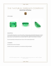 1.56 Ct. Emerald from Colombia Appraisal