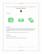 2.35 Ct. Emerald from Colombia Appraisal