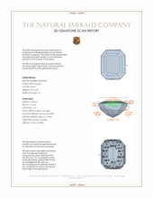 2.35 Ct. Emerald from Colombia 3 D Scan Report
