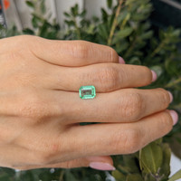 1.30 Ct. Emerald from Colombia Life Style