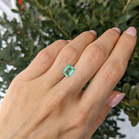 1.30 Ct. Emerald from Colombia Life Style