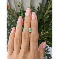 1.59 Ct. Emerald from Colombia Life Style