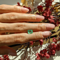1.31 Ct. Emerald from Colombia Life Style
