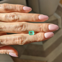 1.31 Ct. Emerald from Colombia Life Style