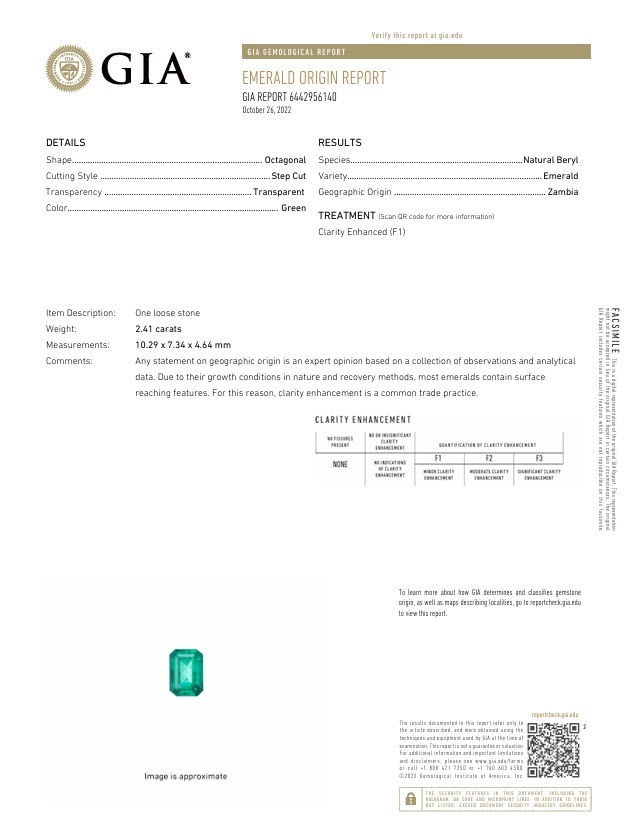 2.41 Ct. Emerald from Zambia