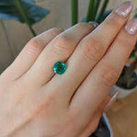 2.34 Ct. Emerald from Zambia Life Style