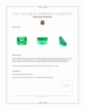 6.13 Ct. Emerald from Ethiopia Appraisal