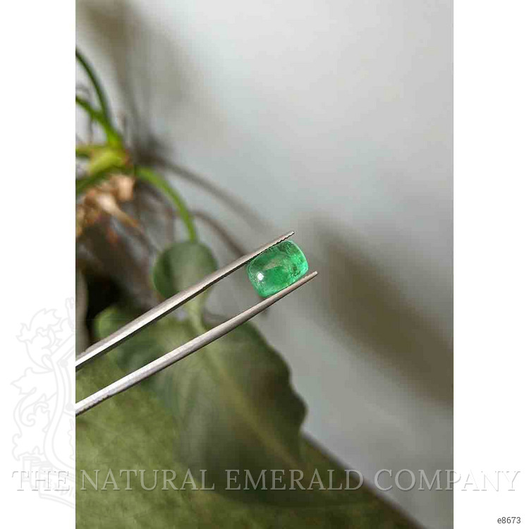 5.34 Ct. Cabochon Emerald from Russia