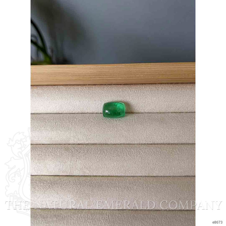 5.34 Ct. Cabochon Emerald from Russia