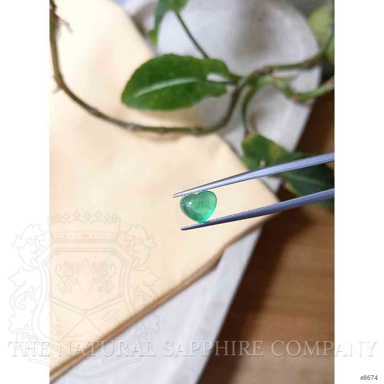 2.75 Ct. Cabochon Emerald from Russia
