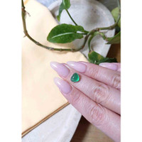 2.75 Ct. Cabochon Emerald from Russia Life Style