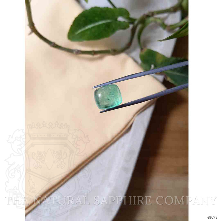 10.63 Ct. Cabochon Emerald from Russia