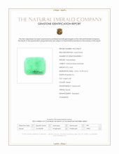 8.60 Ct. Cabochon Emerald from Russia Scan Report