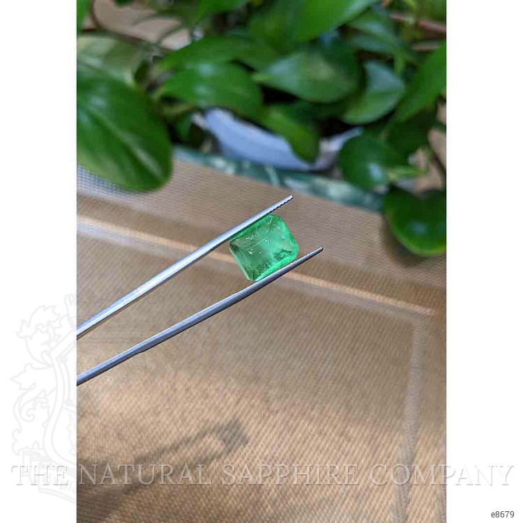 8.60 Ct. Cabochon Emerald from Russia