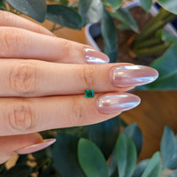 0.32 Ct. Emerald from Afghanistan Life Style