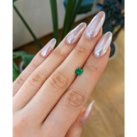 0.62 Ct. Emerald from Afghanistan Life Style