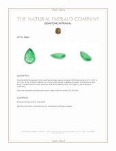 0.43 Ct. Emerald from Colombia Appraisal