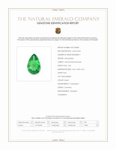 0.30 Ct. Emerald from Colombia Scan Report