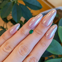 0.43 Ct. Emerald from Afghanistan Life Style