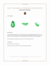 0.37 Ct. Emerald from Afghanistan Appraisal
