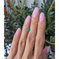 0.37 Ct. Emerald from Afghanistan Life Style
