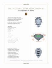 0.37 Ct. Emerald from Afghanistan 3 D Scan Report