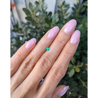 0.21 Ct. Emerald from Afghanistan Life Style