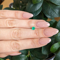 0.39 Ct. Emerald from Colombia Life Style
